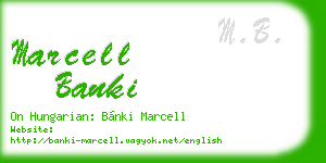 marcell banki business card